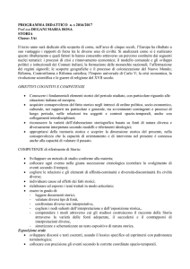 PROGRAMMA DIDATTICO a. s 2016/2017 Prof.ssa - Silva