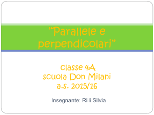 Parallele e perpendicolari