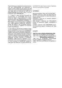 1642: Ha inizio la RIVOLUZIONE INGLESE.