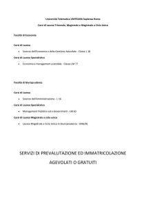 Corsi di Laurea