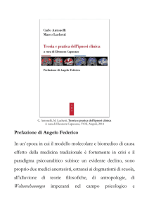 Teoria e pratica dell`ipnosi clinica