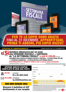 PER TE LE COPIE SONO GRATIS FINO AL 31
