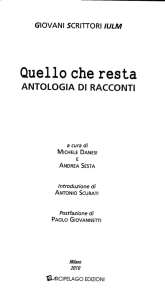 Prefazione Antologia IULM