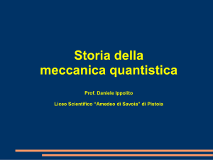 Storia della meccanica quantistica