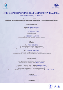 SFIDE E PROSPETTIVE DELL`UNIVERSITA` ITALIANA