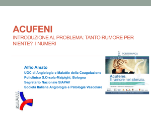 INTRODUZIONE AL PROBLEMA: TANTO RUMORE PER NIENTE? I