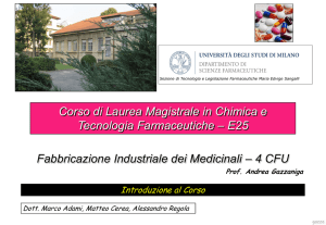 0 Introduzione al corso FIM