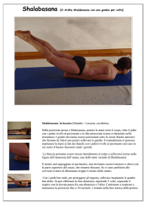 Shalabasana: la locusta (Shalaba = Locusta, cavalletta) Dalla