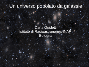 Un universo popolato da galassie