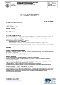 3M - Wurm - Tedesco - Liceo Linguistico "A.MANZONI"