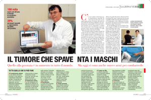 IL TUMORE CHE SPAVE NTA I MASCHI