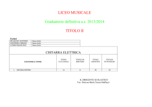 chitarra elettrica tit. ii definitiva