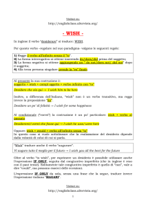 TO WISH - English Class