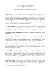 PROG ANALISI I Ing Ind 14-15 - Dipartimento di Matematica e