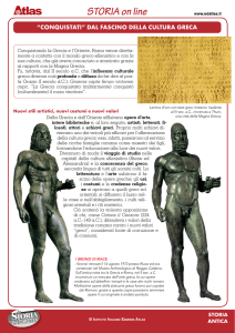 “CONQUISTATI” DAL FASCINO DELLA CULTURA GRECA