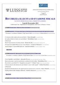 ricchezza illecita ed evasione fiscale