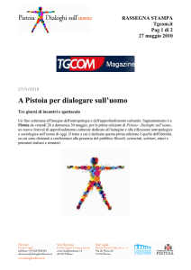 27-05-2010 - Dialoghi sull`uomo