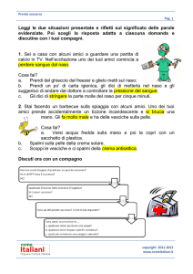 Leggi le due situazioni presentate e rifletti sul significato delle parole