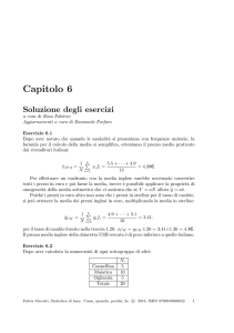 Approfondimenti sui valori medi