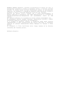 BRUNETTI BURAGGI Raffaella –Laureata all`Università di Genova