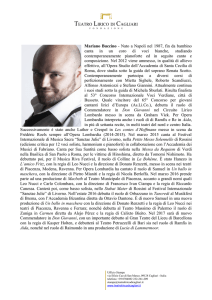 Mariano Buccino - Teatro Lirico di Cagliari