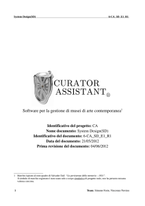 Software per la gestione di musei di arte contemporanea1