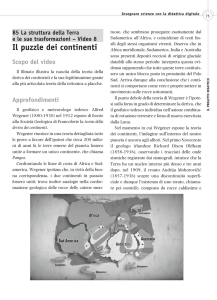 Il puzzle dei continenti