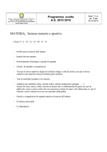 scienze motorie- Michelangeli Roticiani Riccioni