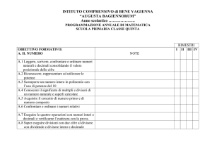 Anno scolastico - Istituto Comprensivo Bene Vagienna