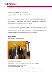 Programma televisivo “Sereno Variabile”