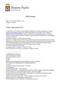 URP Comunica - Regione Puglia