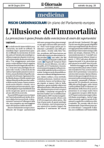 L`illusione dell`immortalità
