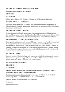 1 O programma chimica