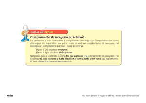 Complemento di paragone o partitivo?