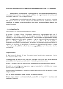 GUIDA ALLA PREPARAZIONE DELL`ESAME DI ANTROPOLOGIA