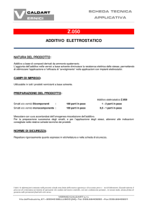 additivo elettrostatico