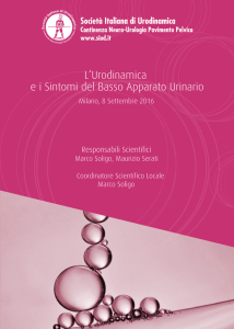L`Urodinamica ei Sintomi del Basso Apparato Urinario