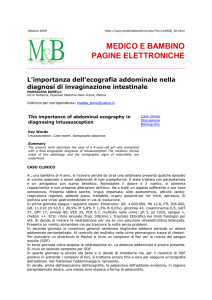 L`importanza dell`ecografia addominale nella diagnosi di