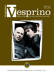 il diario on line Numero 49 Marzo 2014 del Lions Club Palermo dei