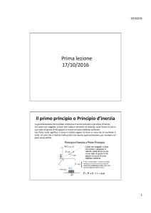 Prima lezione 17/10/2016