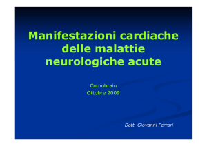 Manifestazioni cardiache delle malattie neurologiche