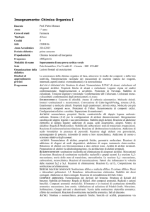 Chimica Organica I