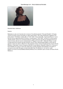 OperaManager.com - Maria Addolorata Mondella