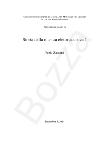 Storia della musica elettroacustica 1