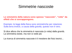 Simmetrie nascoste