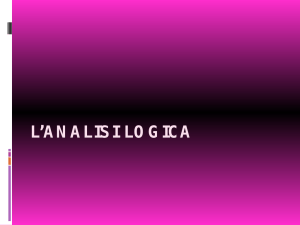 L`A N A LIS I LO G IC A