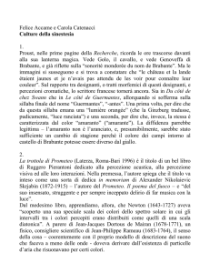 Culture della sinestesia