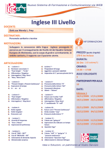Inglese III Livello - Hospital Consulting