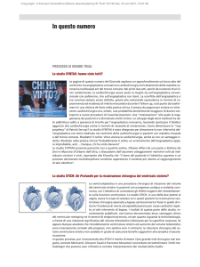 In questo numero - Giornale Italiano di Cardiologia