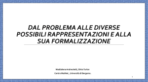 Lab_Summer School_7_9_16_dal problema alla formalizzazione